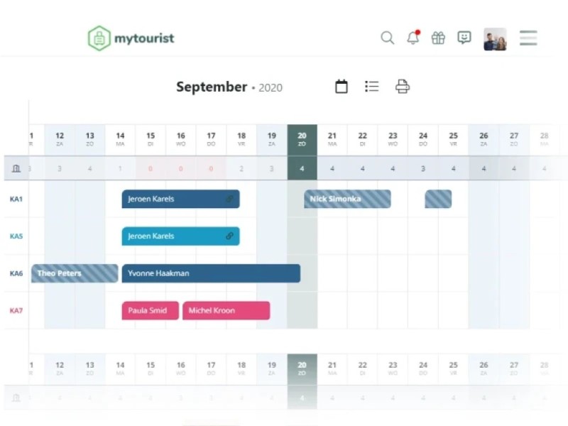 camperverhuur boekingen