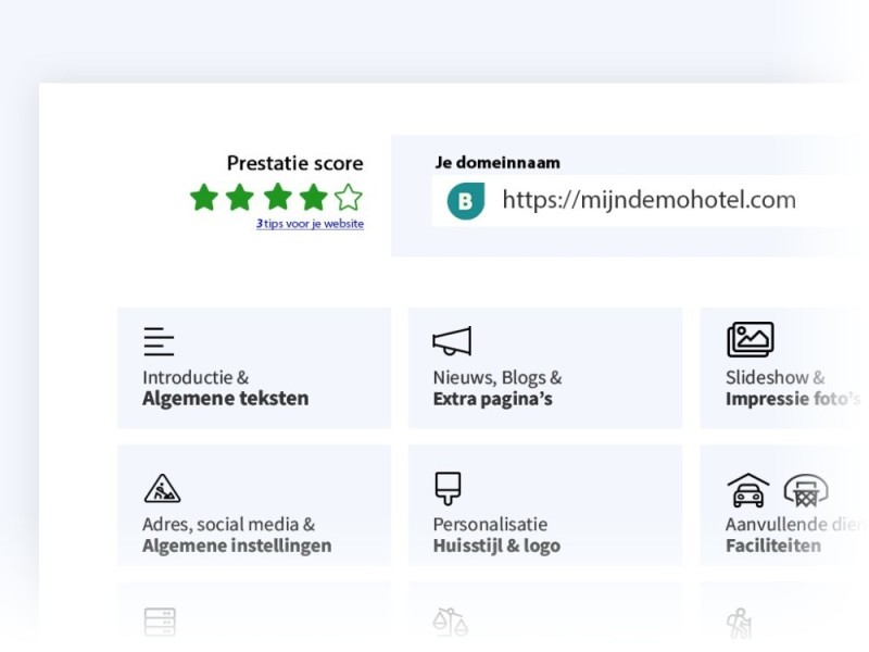 website kleinschalig hotel